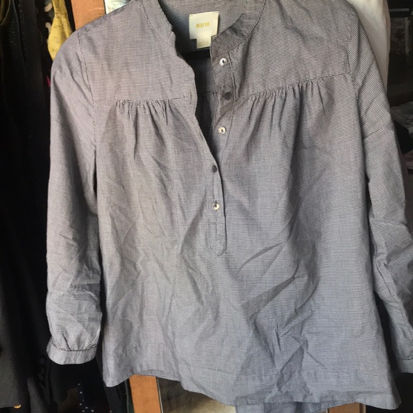 Blue gingham top - Picture 3 of 3